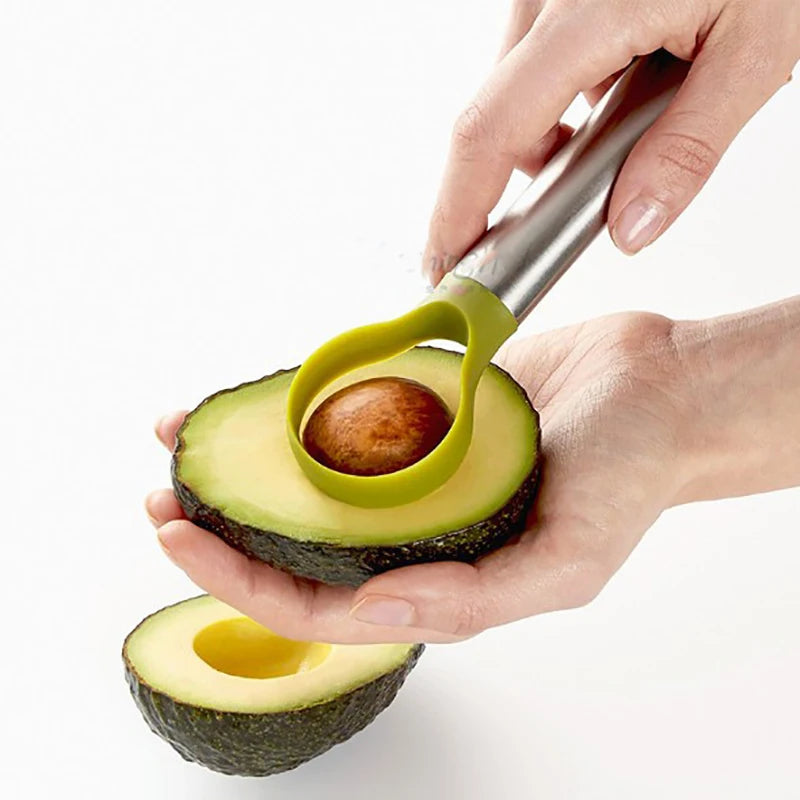 2 In 1 Stainless Steel Avocado Slicer