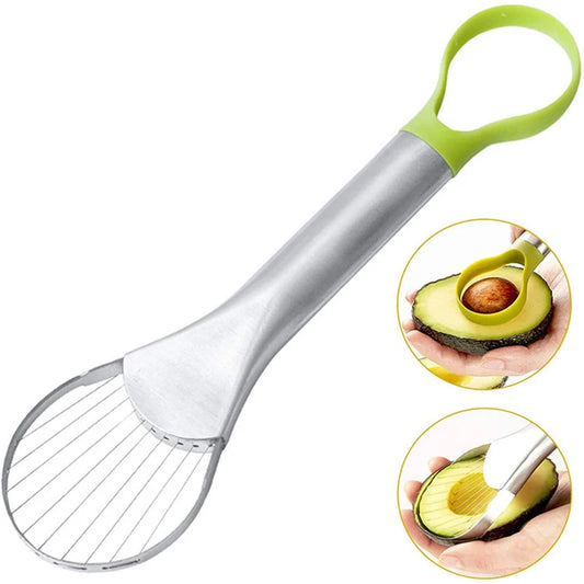 2 In 1 Stainless Steel Avocado Slicer